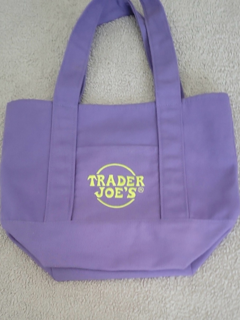 Trader Joe’s Trick-or-Treat Canvas Tote Bag - Purple